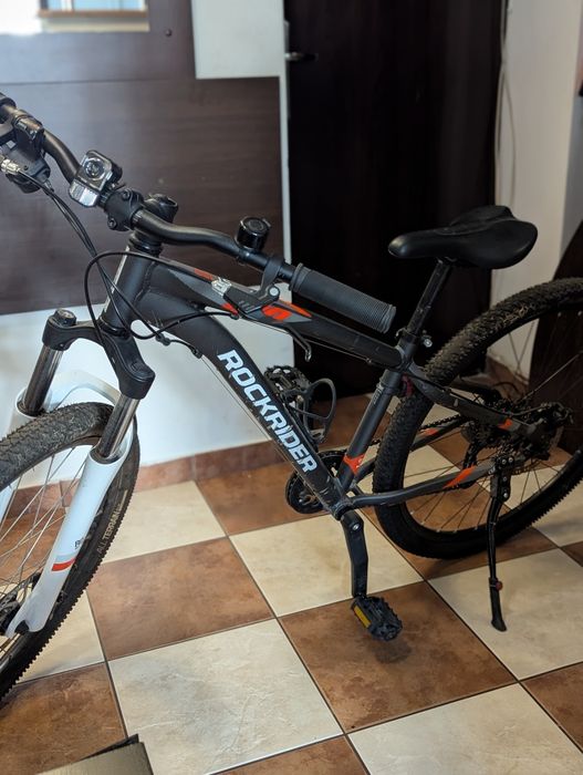 Bicicleta MTB 120 Gri portocaliu Rockrider