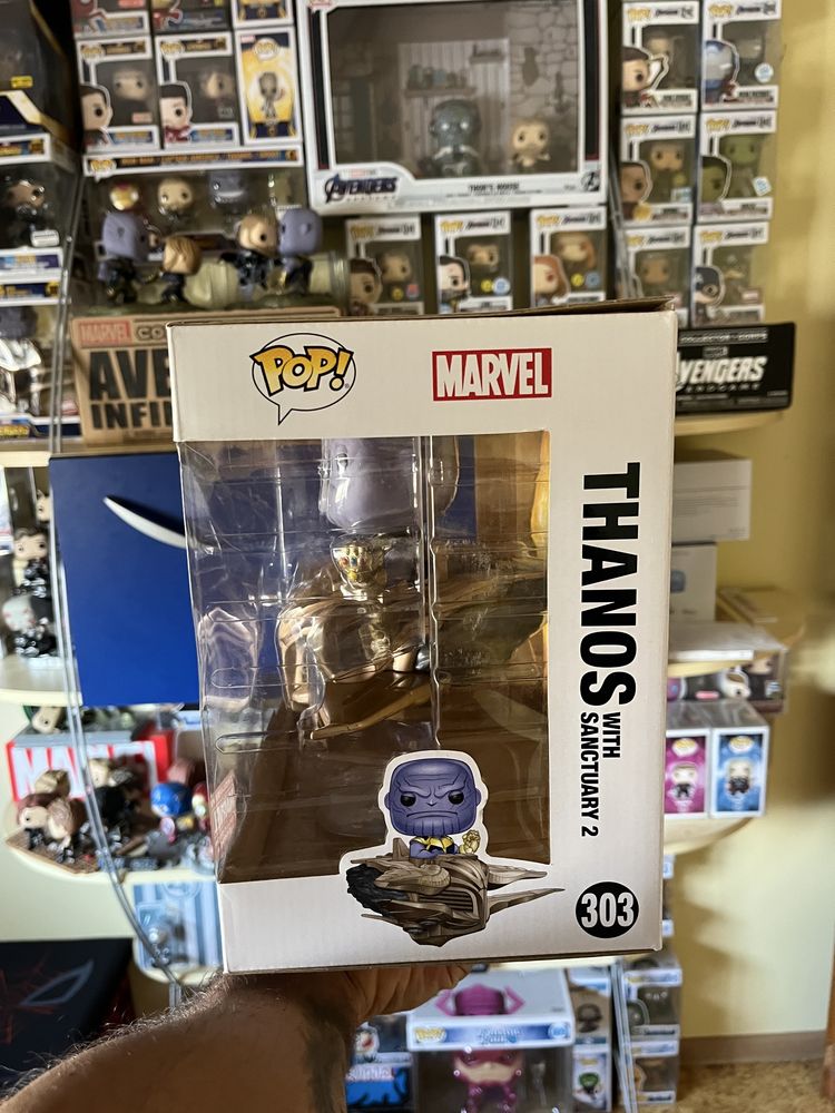Marvel Collector Corps Funko Pop Thanos with Sanctuary