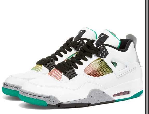 Nike Air Jordan 4 Retro Rasta - Lucid Green