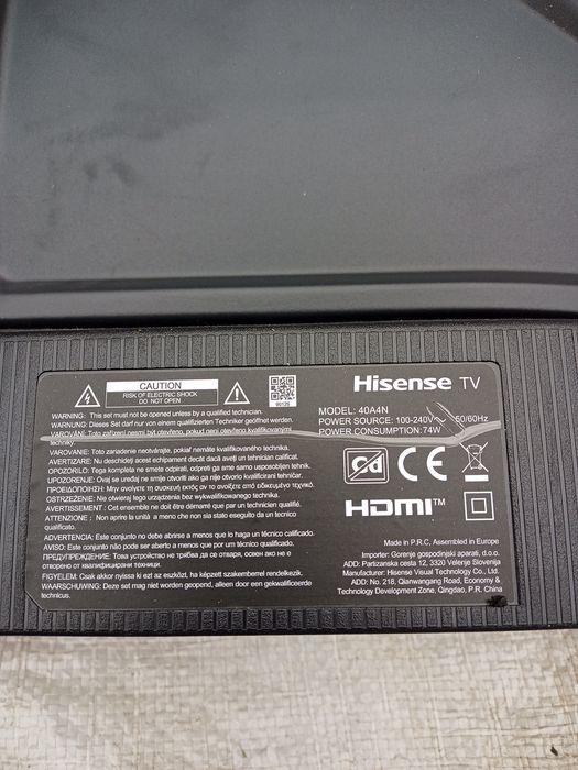 Televizor Hisense 102 cm ECRAN SPART