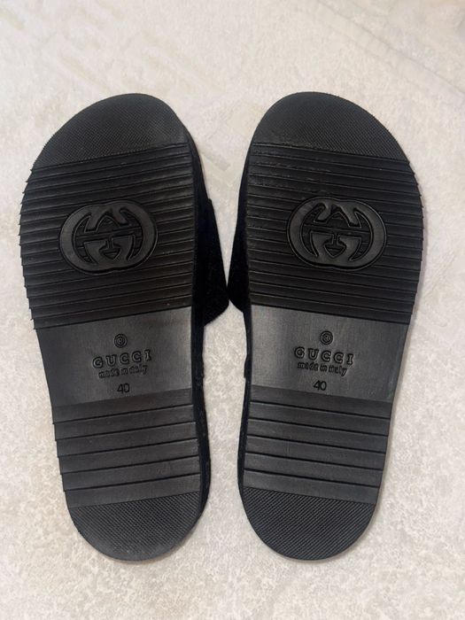 Slapi cu platforma Gucci