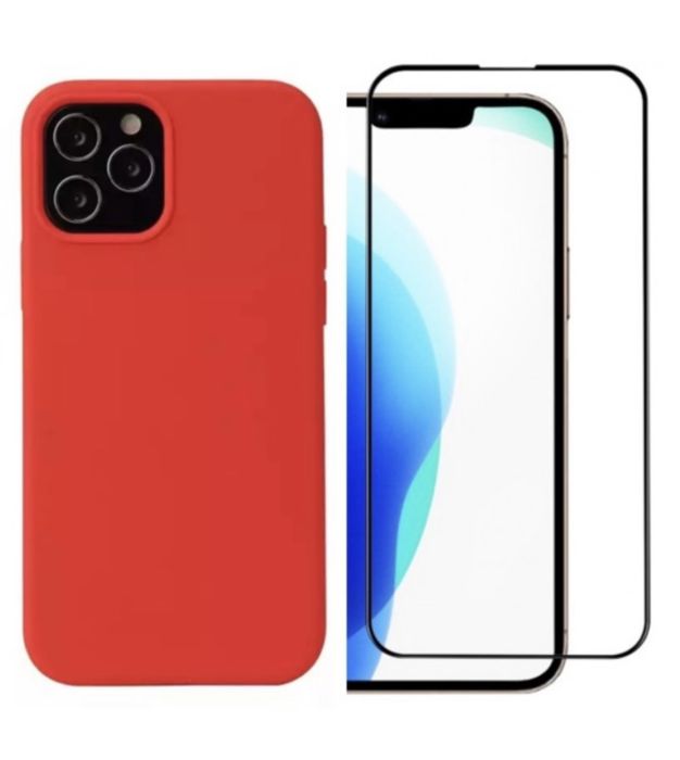 Husa Defender Case si Folie Sticla Secu Iphone 13/14/15/16E/17 PRO MAX