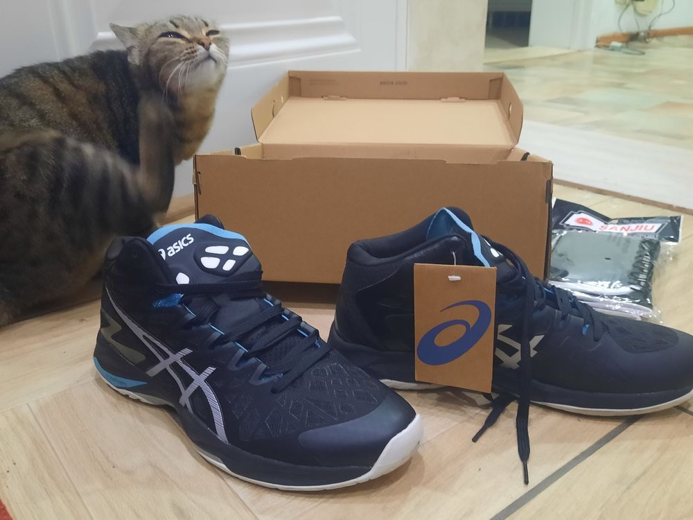 Asics V-swift ff black blue coloring 42Размер