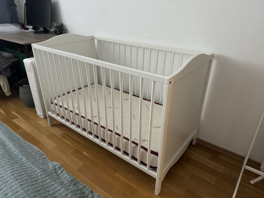 Бебешка кошара SMAGORA + бебешки матрак Pierre Cardin 60x120