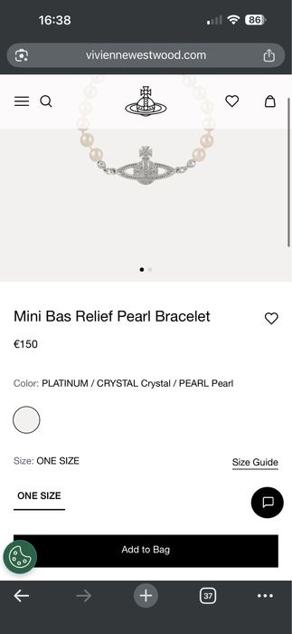 Vivienne westwood bratara cu perle