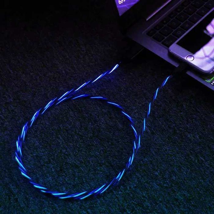 Cablu incarcare si transfer date cu iluminare smart