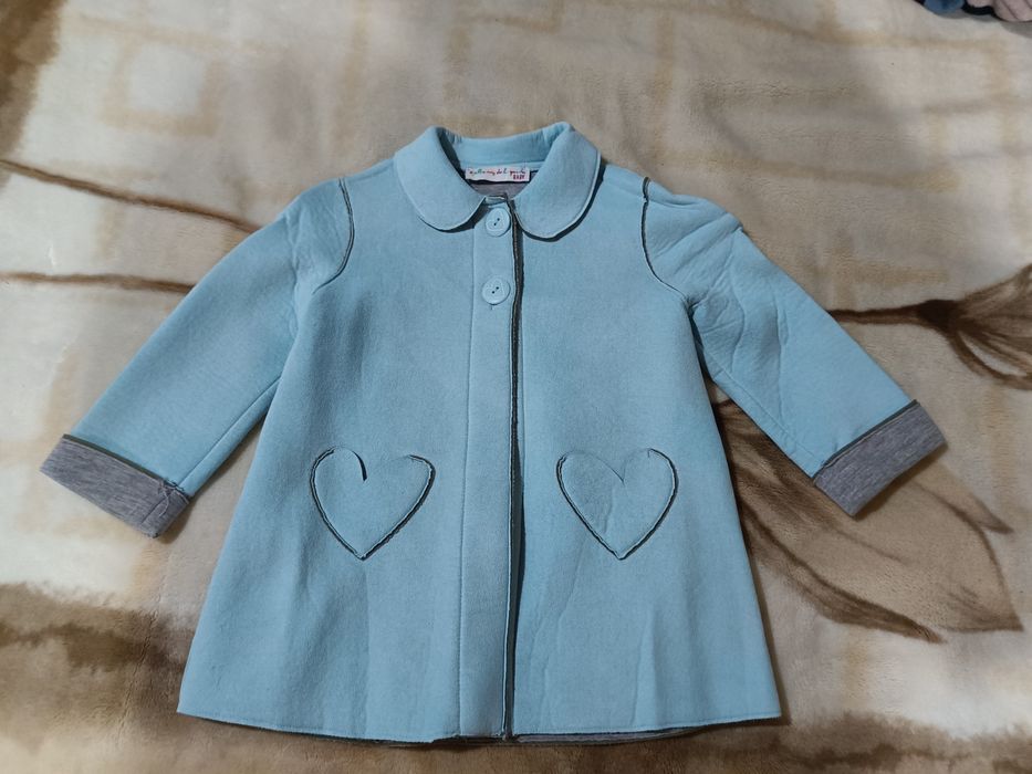 Демисезонное детское пальто, размер 1,5 -2 года