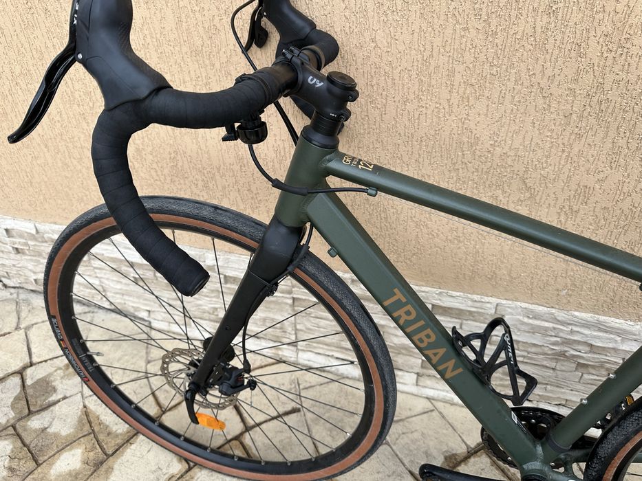 Дамски Gravel велосипед TRIBAN 120 GRVL