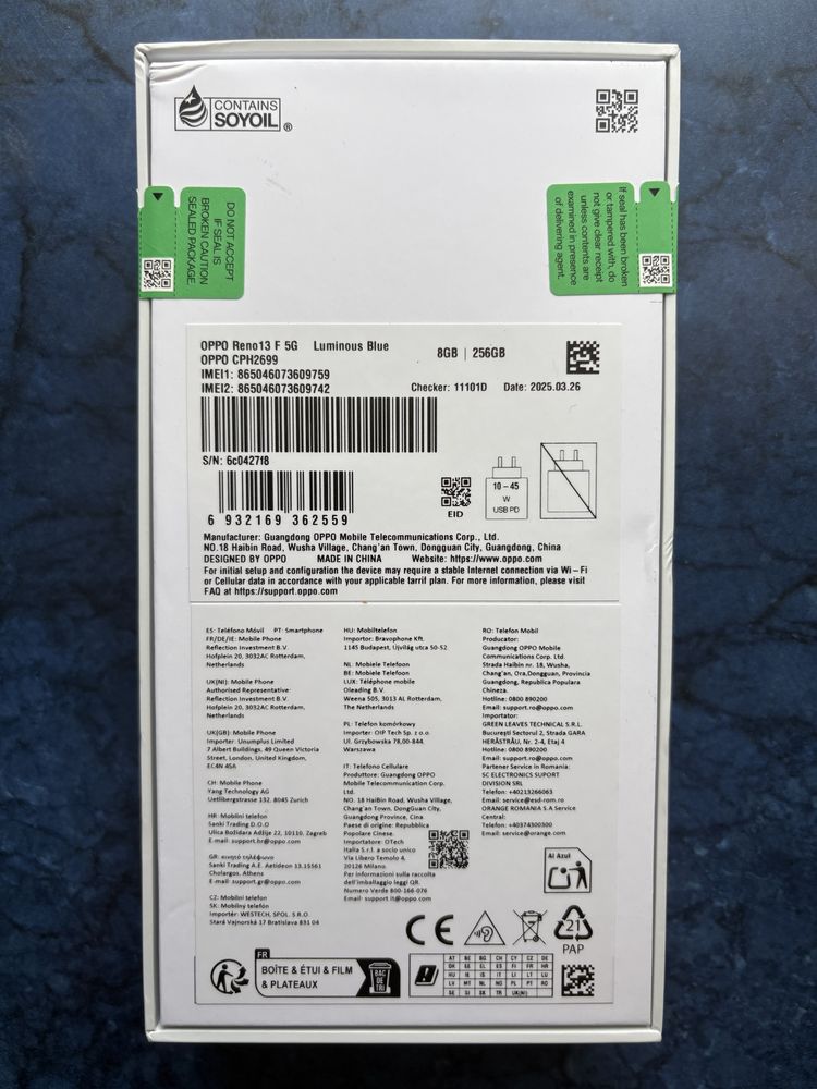Telefon nou OPPO Reno 13F