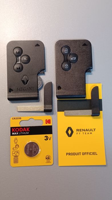 Ключ карта Рено Меган, Сценик RENAULT MEGANE чип карта и кейс