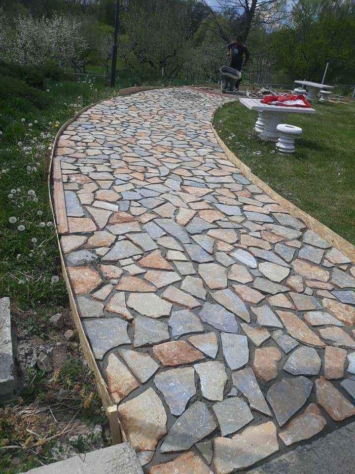 Piatra naturala de munte de Grecia.