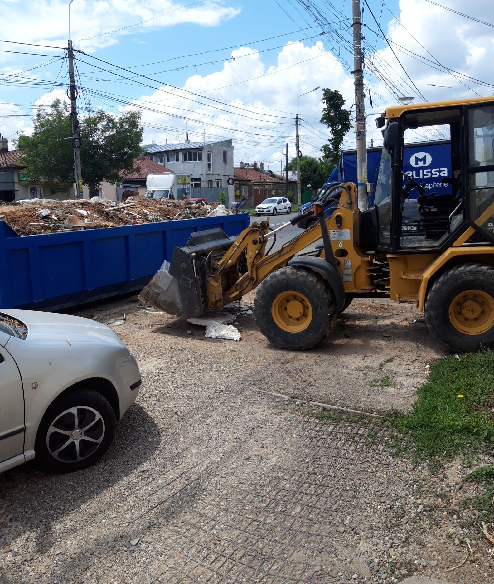 Santuri fundatie sapatura inchiriez Miniexcavator BobCat Excavator