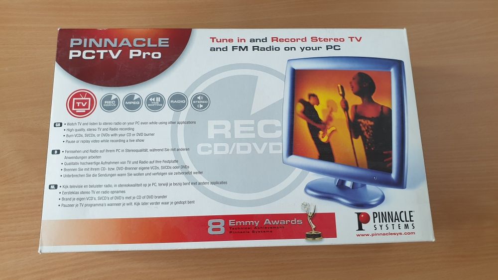 Pinnacle PC TV Pro tunner, radio, telecomanda cabluri