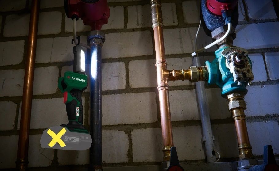 акумулаторен лед фенер Парксайд /Parkside