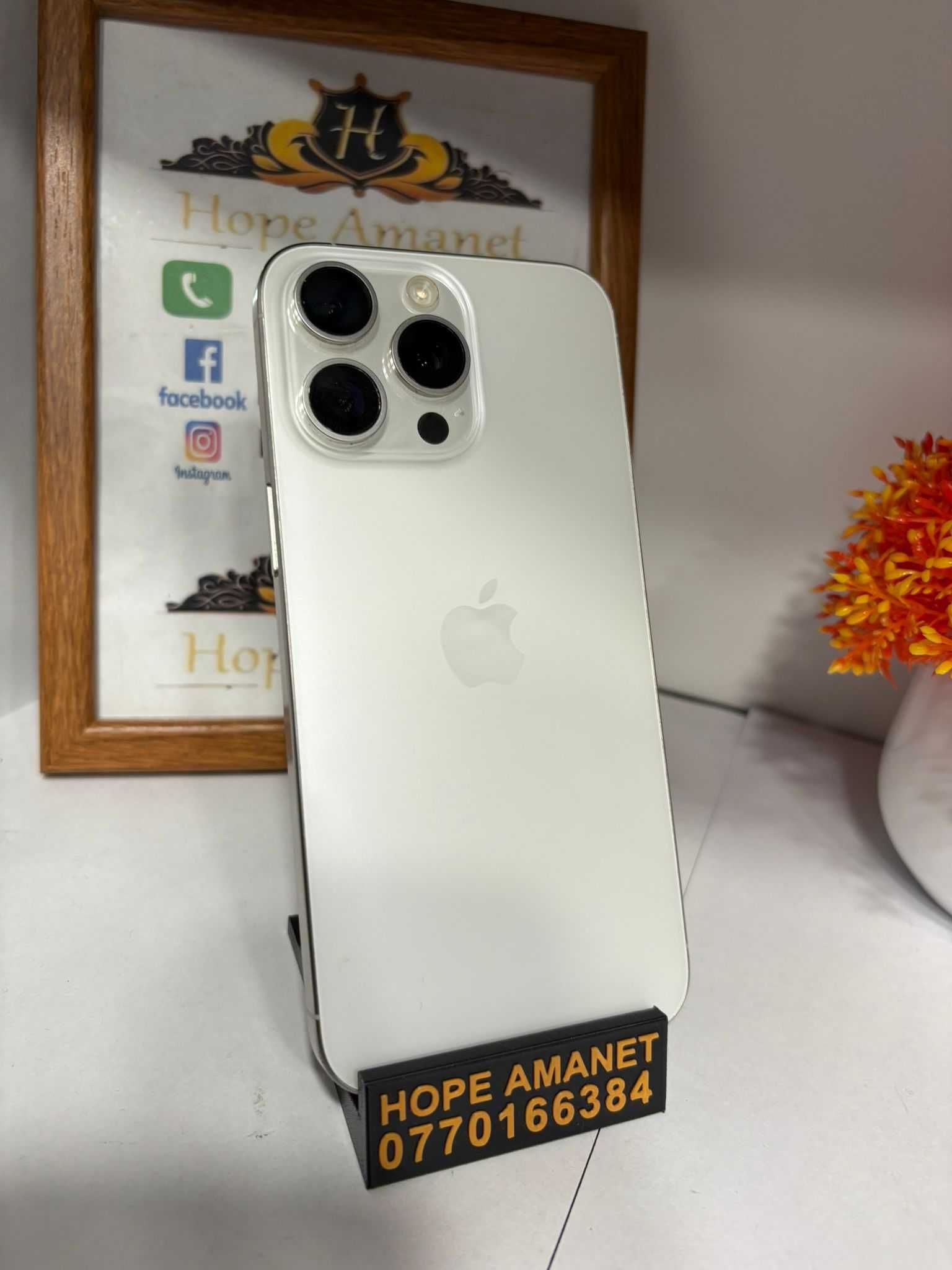 HOPE AMANET P2-Iphone 15 pro max 256 GB / 100% BAT