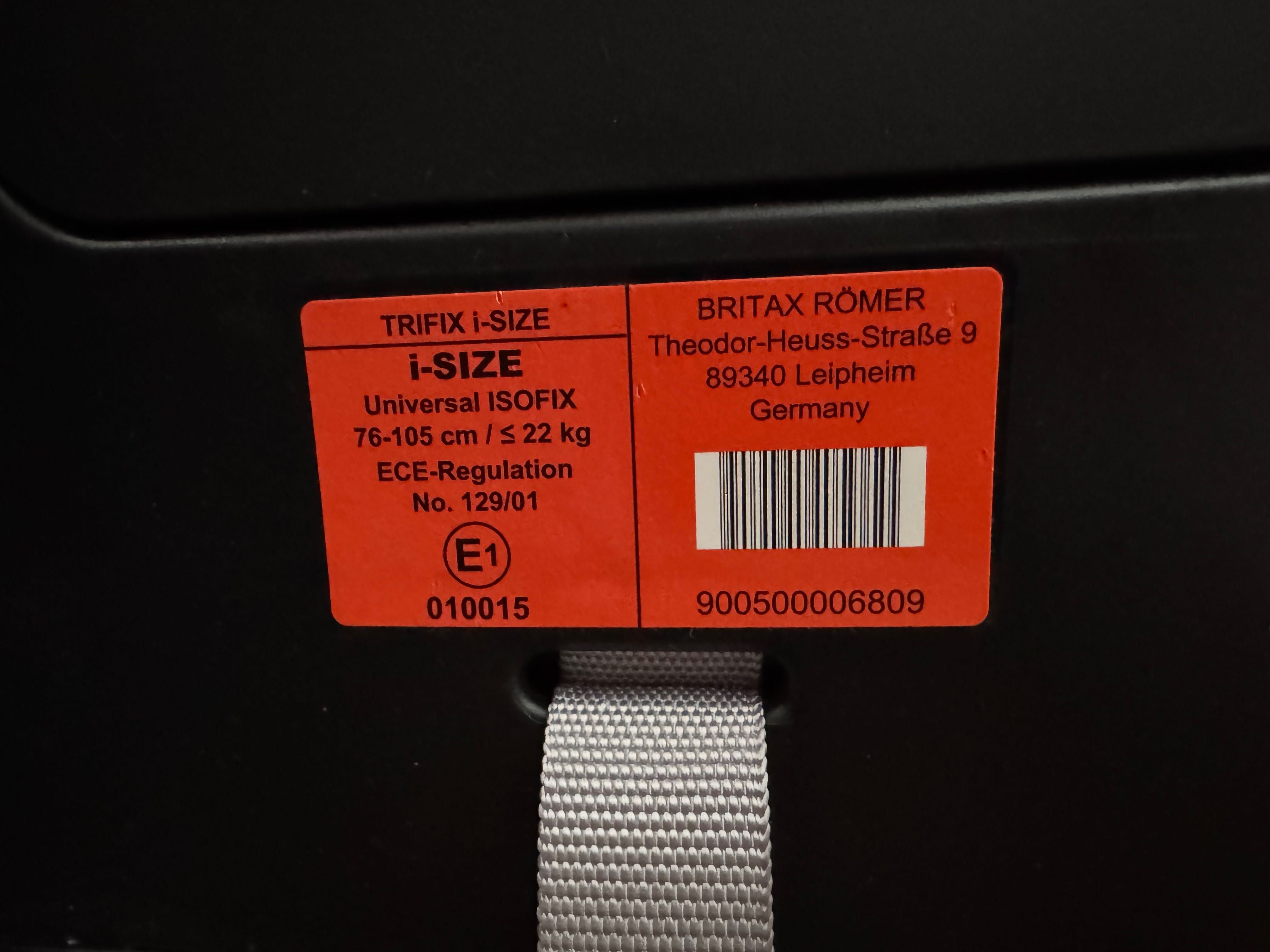 BRITAX ROMER TRIFIX i-SIZE BR Wine столче за кола