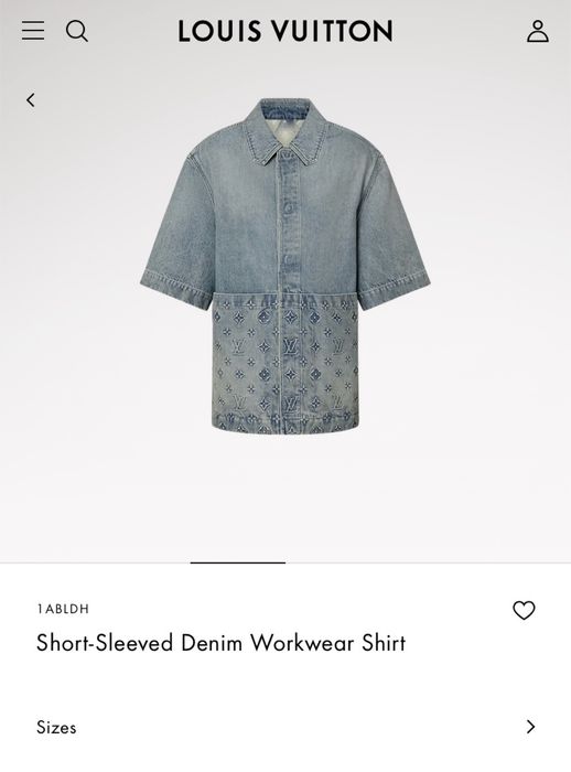 Louis Vuitton Short-Sleeved Denim