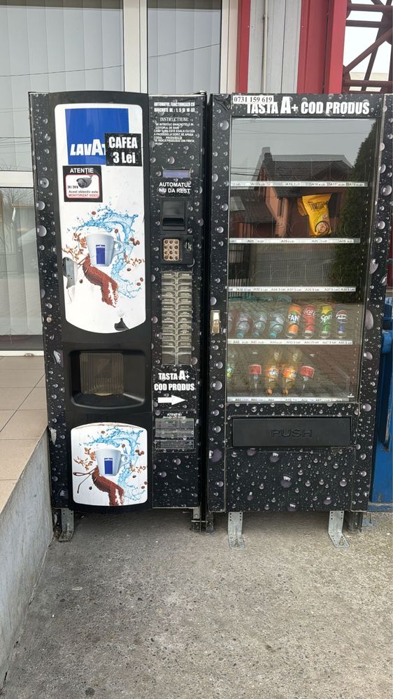 Se vand 2 aparate vending de cafea si bauturi reci!