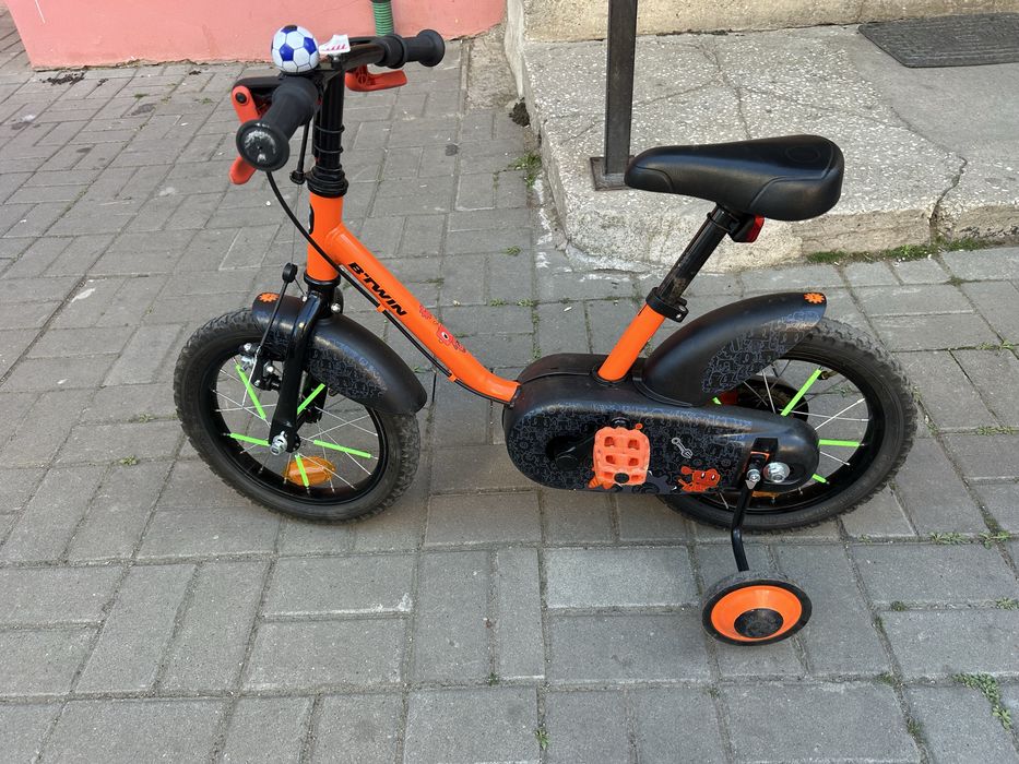 Bicicleta 14 inchi cu roti ajutatoare