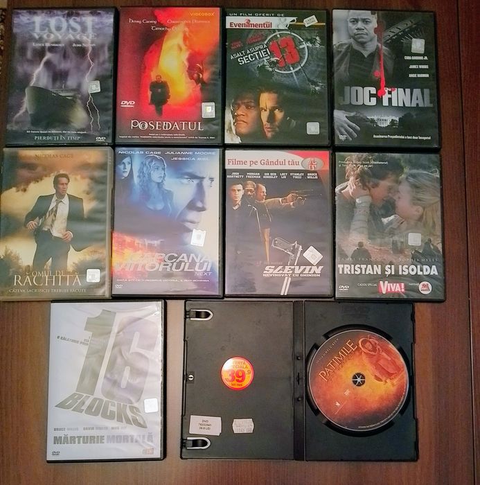 Vând  urgent filme DVD