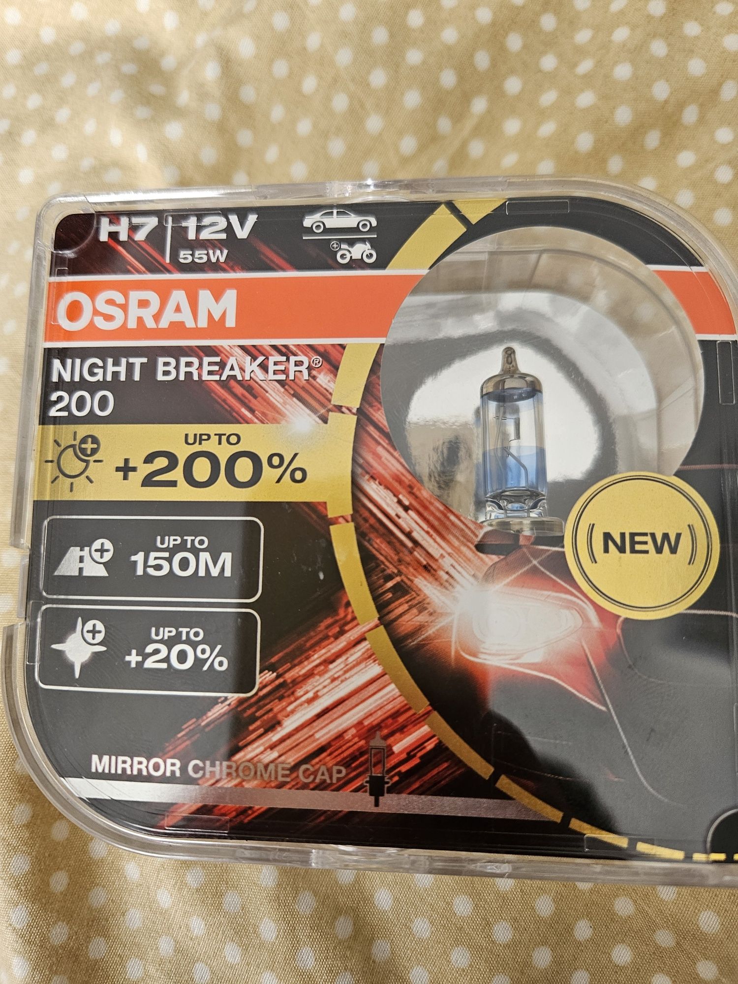 Becuri Osram H7 200%