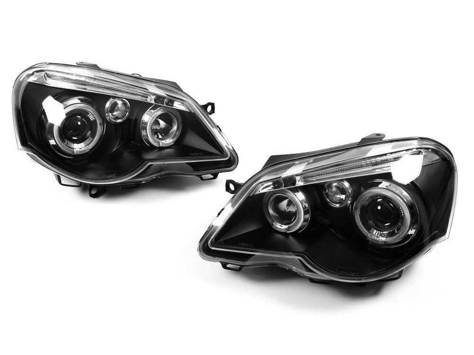 Фарове ПОЛО 9Н3 ЛЕД Ейнджъл Нови Тунинг VW POLO 9N3 GTI LED