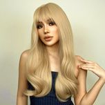 Peruca M18 Blonda Cu Breton Blond Cenusiu Auriu