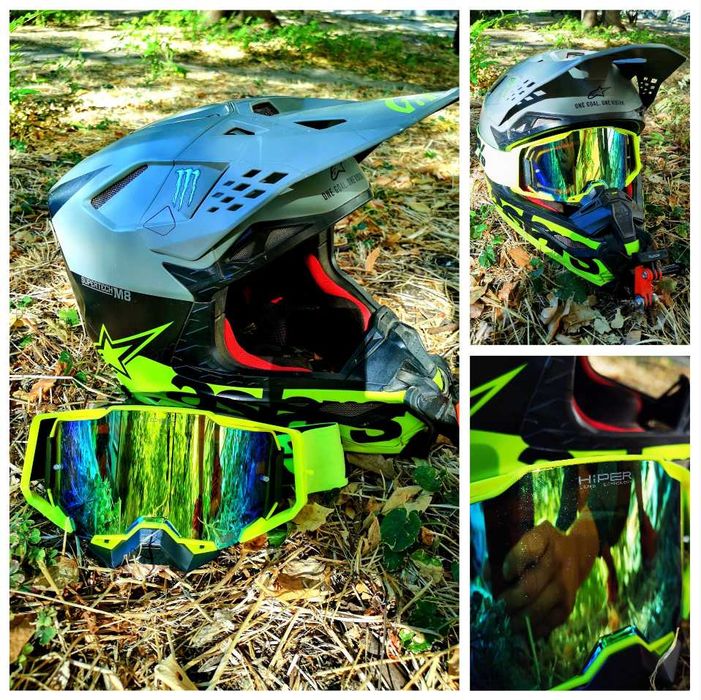 Мотокрос очила 100% Armatic + Плака за очила Accuri2