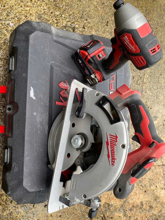 Set scule Milwaukee M18 FUEL – Impact + Fierăstrău circular