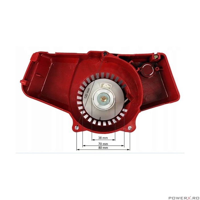 Capac pornire, demaror complet Motopompa 2T, PowerX