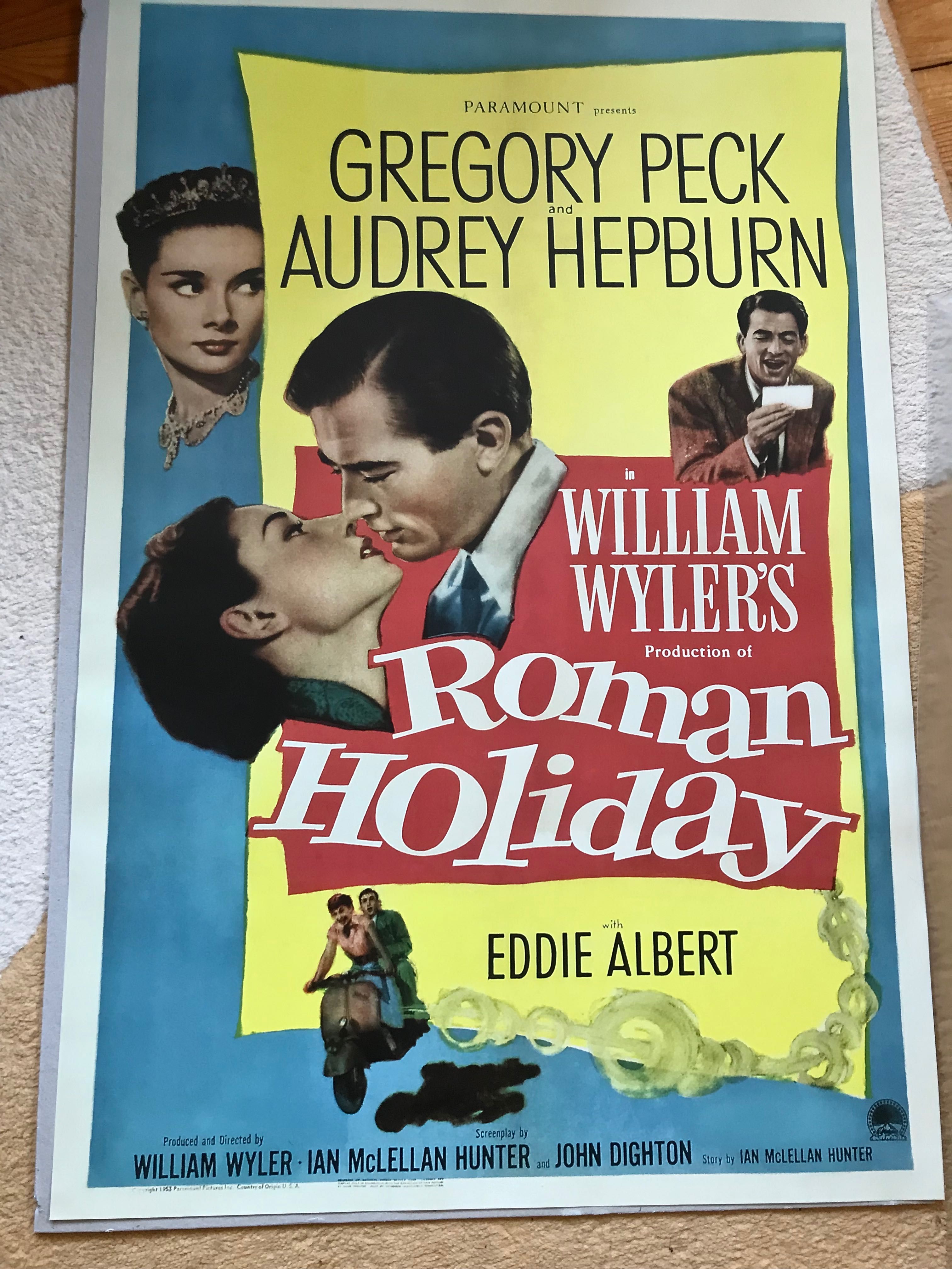 Постер/ плакат Римска ваканция Roman Holiday 1953
