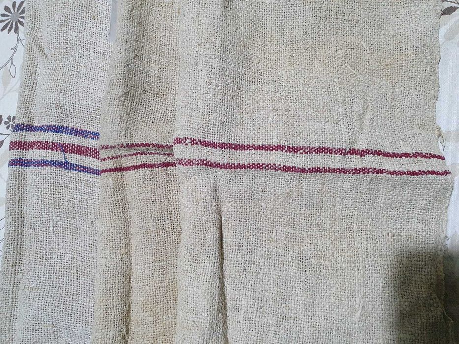 Stergare de cânepă, țesute la război