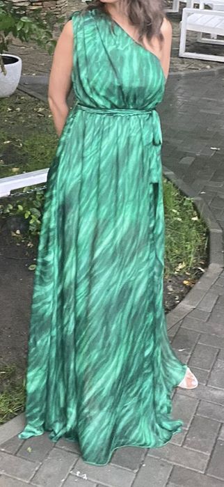 Rochie verde de seara Lynne