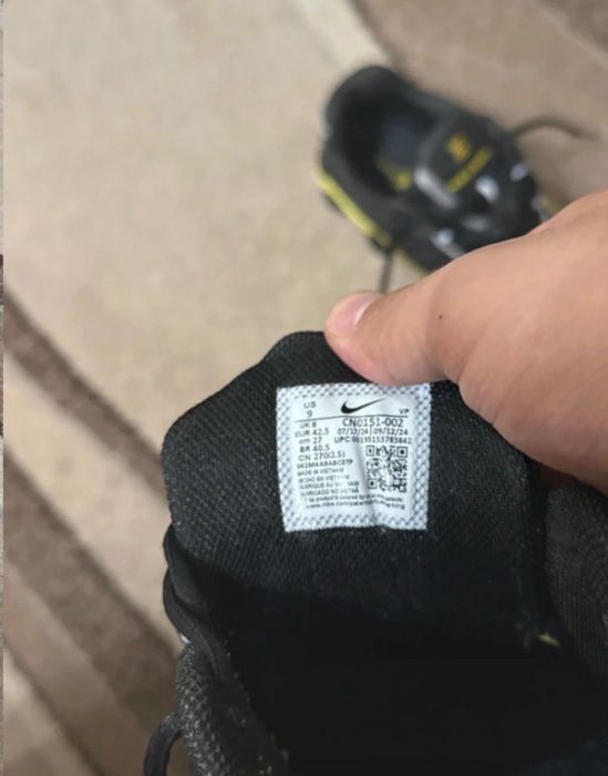 Nike Shox TL Black and Yellow