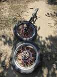 Roti supermoto 17 + furca fata