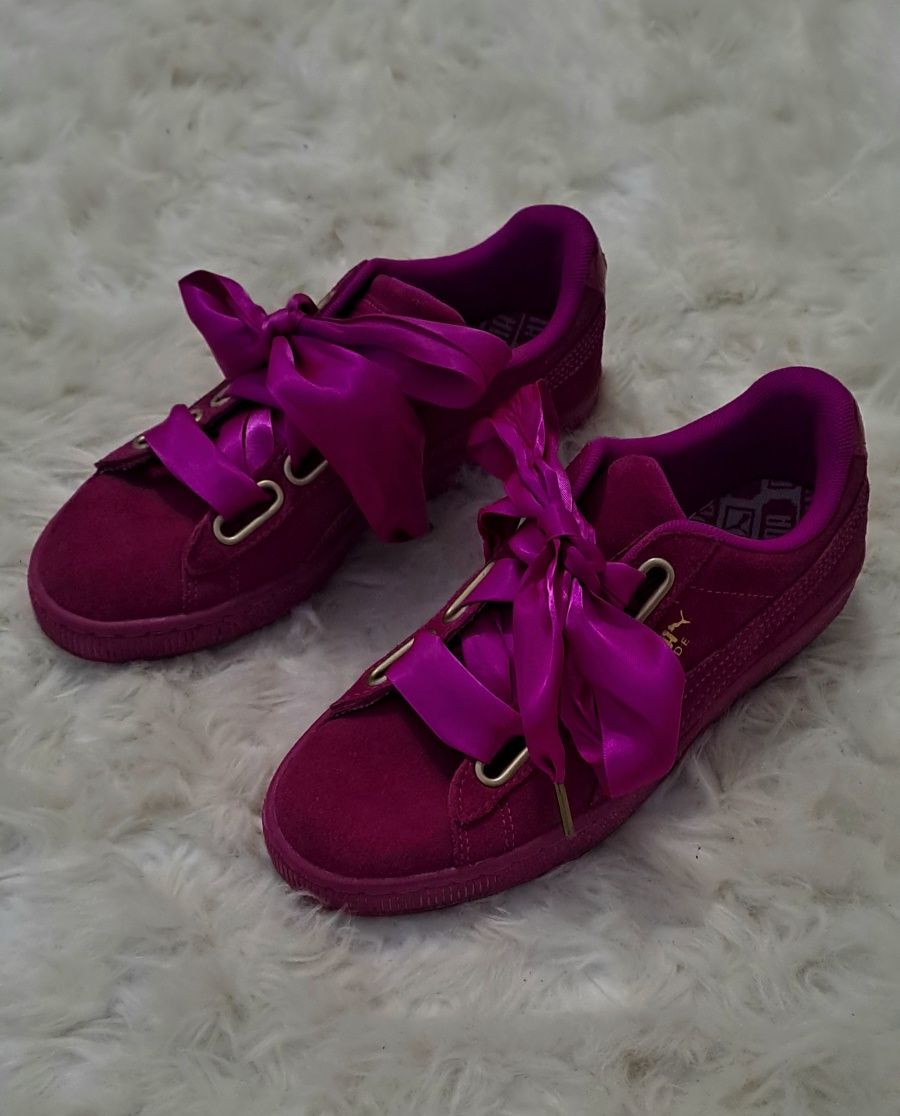 Puma Suede Heart Satin W 362714 01 roz