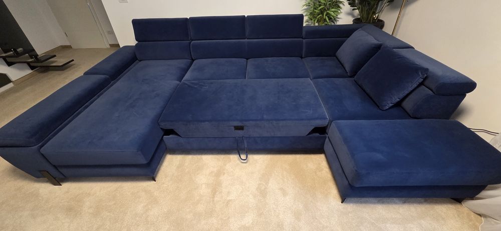 Coltar Molina XL albastru 335/180