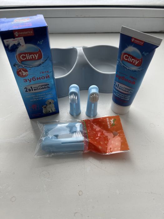 Набор для ухода за зубами животных Cliny