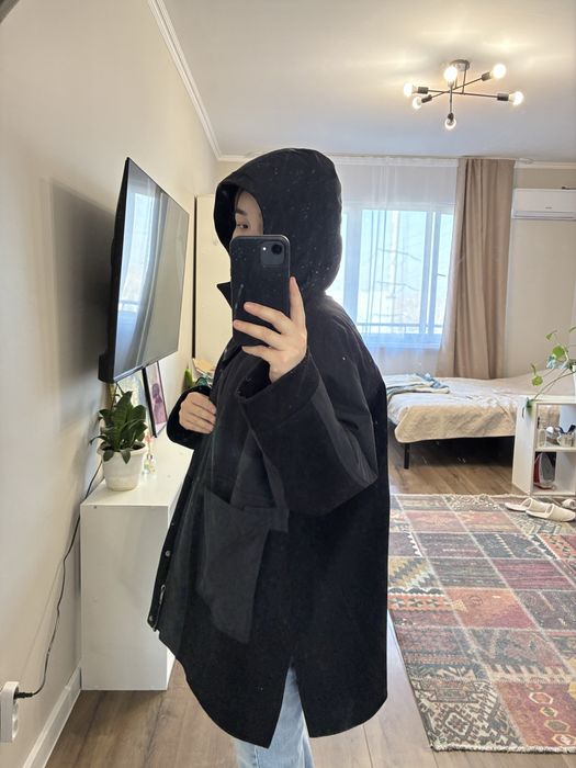 Zara пальто теплая