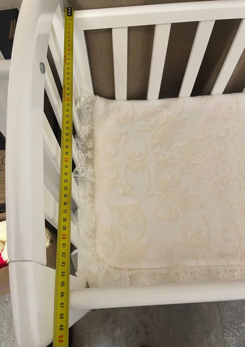 Pătuț bebe 100/50 alb nefolosit