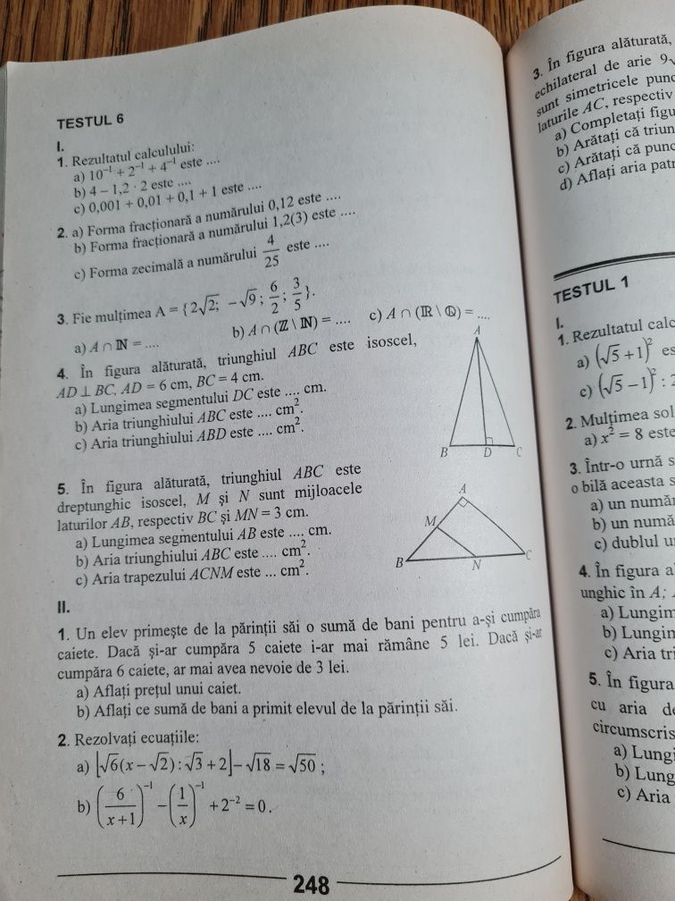 Matematica clasa VII-7