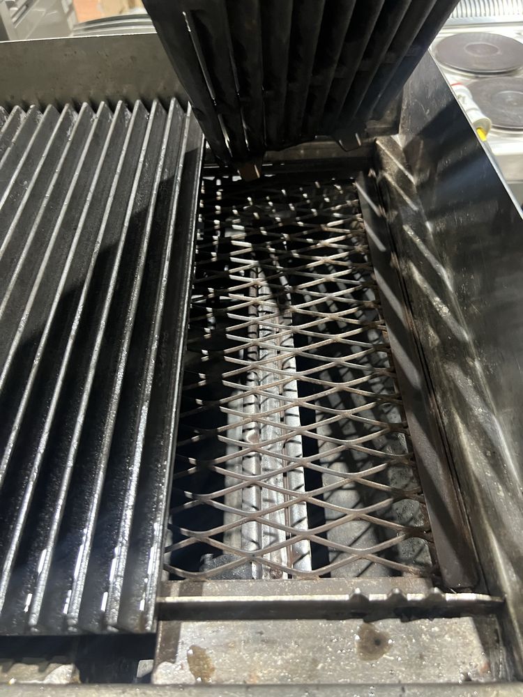 Gratar dublu gaz roca vulcanica Modular Italia -2 arzatoare -linia 700