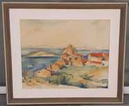Tablou vechi - Balcic - semnat Jean Al. Steriadi