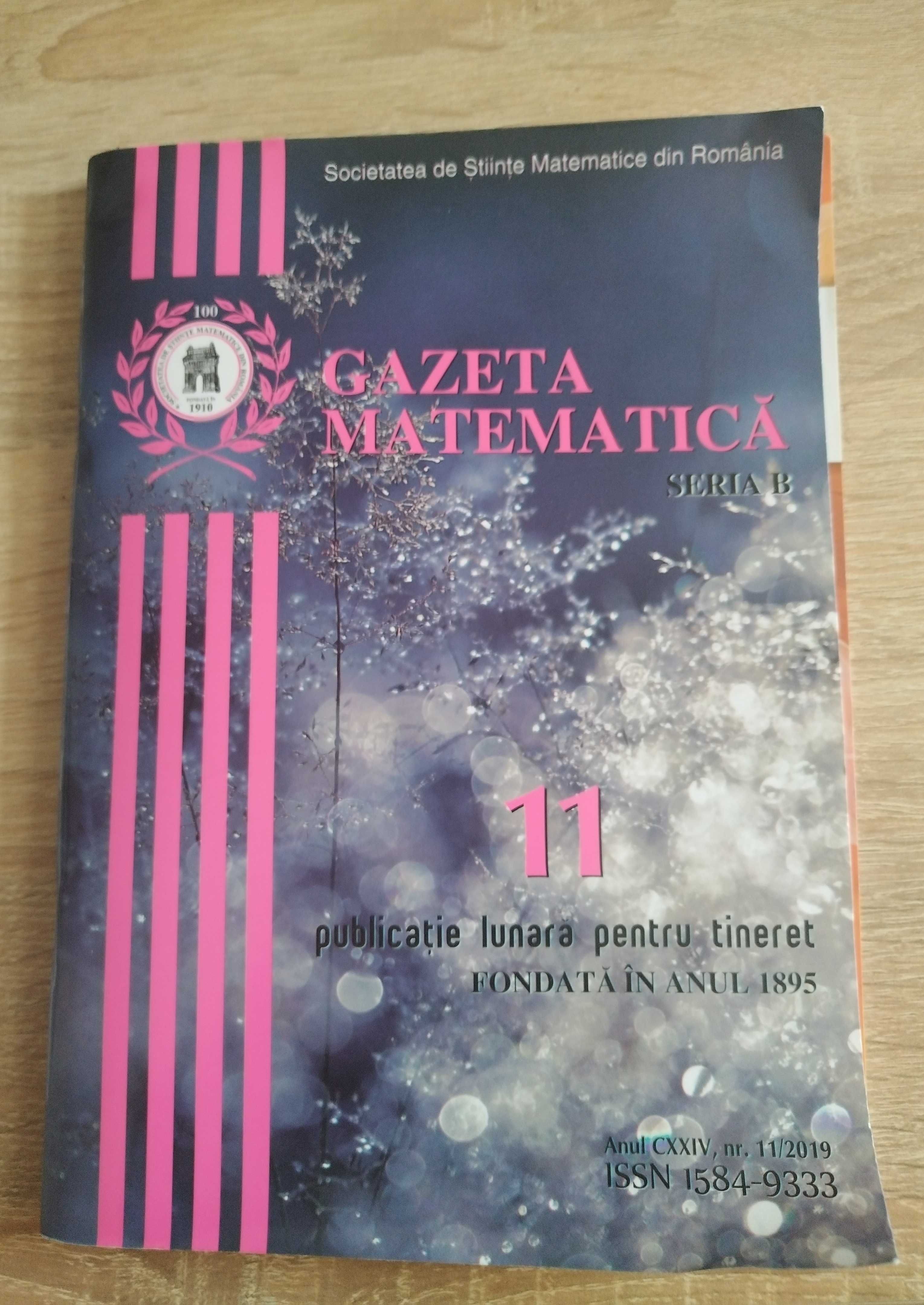 Gazeta Matematica seria B nr. 11/2019