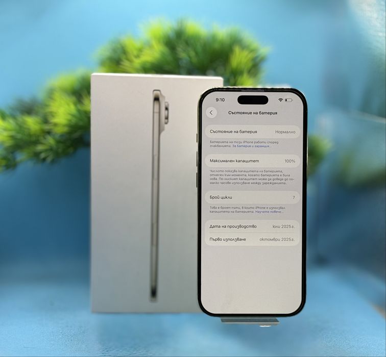 ГАРАНЦИОНЕН!!! Apple iPhone Air, 256GB, 5G, Light Gold