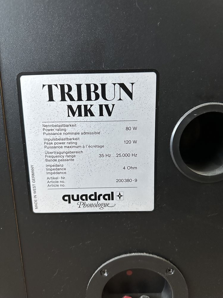 Boxe Quadral Tribun Mk IV