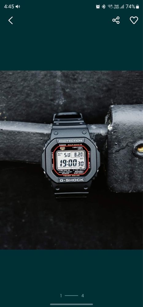 Ceas Casio G-Shock The Origin Solar GW-M5610-1 Multiband6