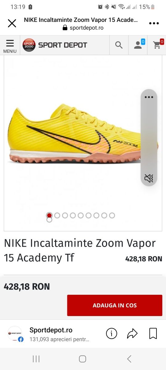 vând adidasi de sintetic Nike