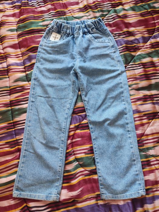 Джинсы для девочки лет 8-9