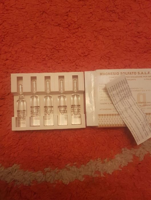 Sulfat de magneziu fiole